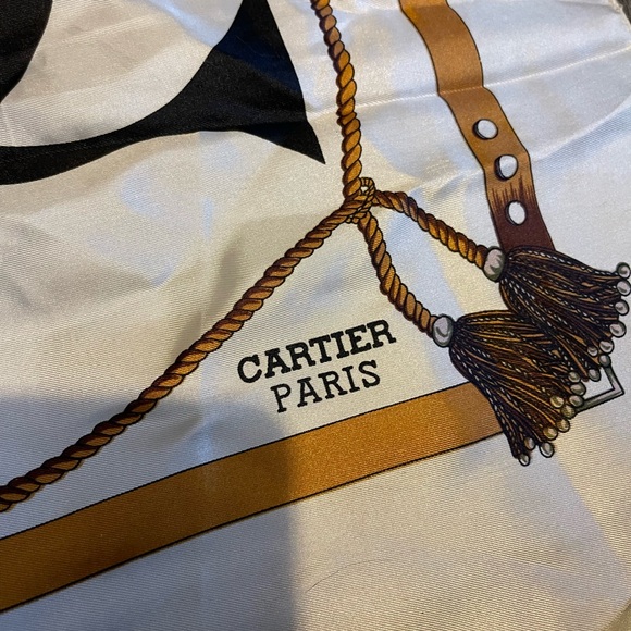 Cartier Silk Scarf from Italy - Picture 2 of 5